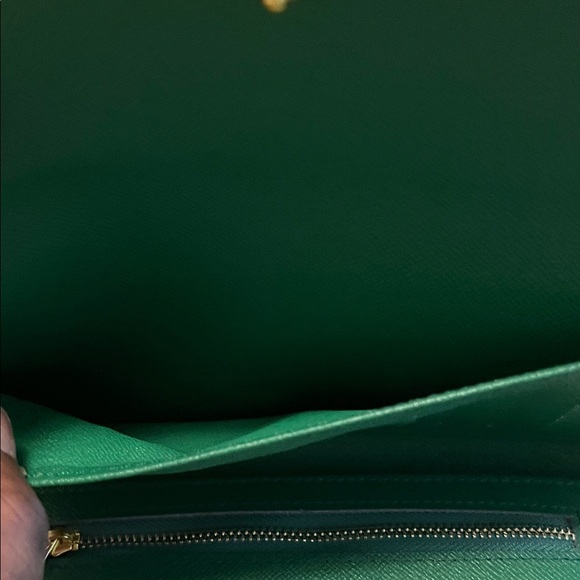 Goyard Green and Black Patterned Wallet Set - Picture 4 of 10